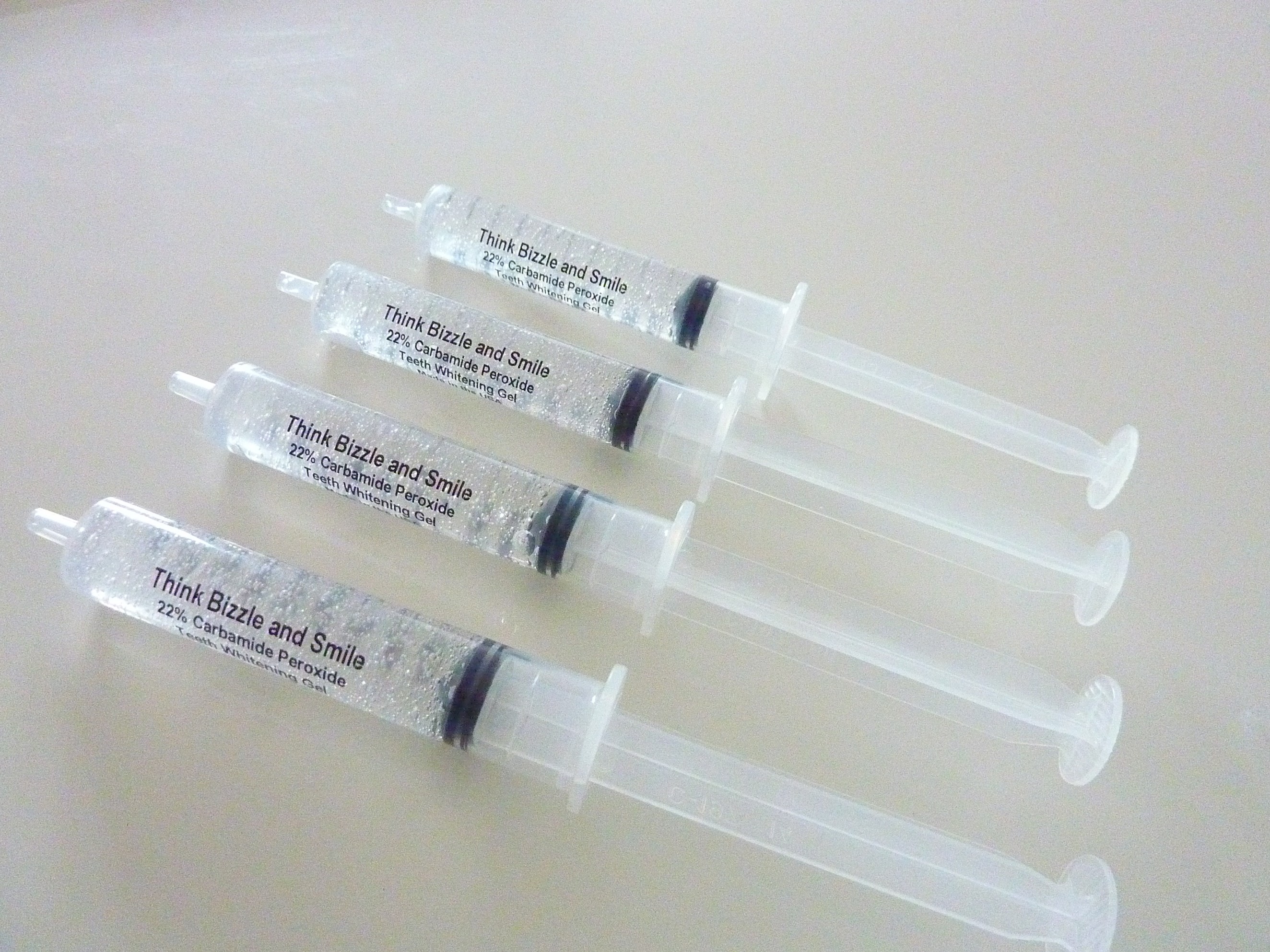 Teeth Whitening Gel | Quadruple Syringe Refill â€